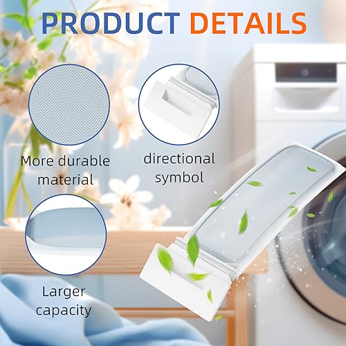 W10717210 W11778253 Dryer Lint Screen Filter White Replacement for Kenmore Maytag Whirlpool Dryer Lint Screen WPW10717210 W11607443 W11522758 348851 348846 8558459 8557882 8559787