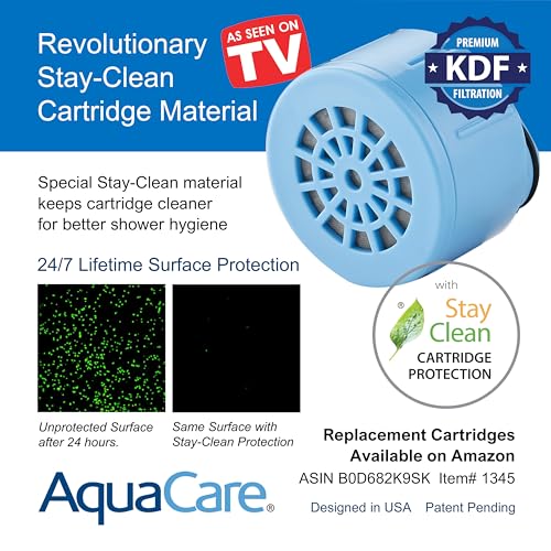 Combo Shower Head Water Filter with Built