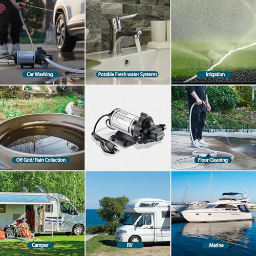 RV Water Pumps 115V AC Pressure Pump with Pressure Switch