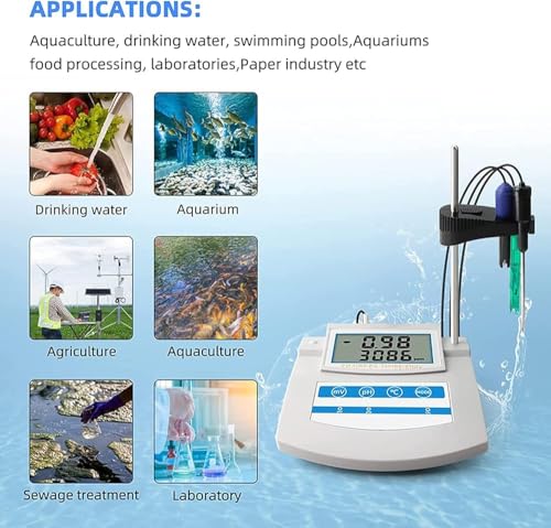 6 in 1 Smart Water Quality Monitor Tester for Swimming Pool