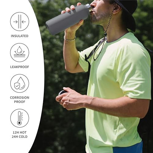 Travel Water Bottle Stainless Steel 24 oz