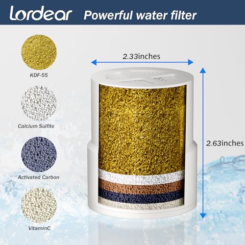 Filtered Shower Head 8 Inch Stainless Steel Square Shower Head