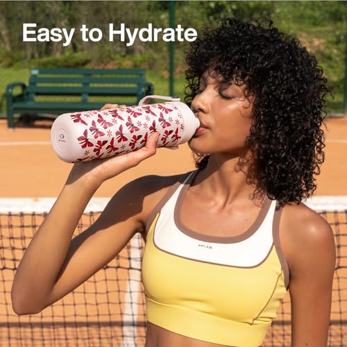Insulated Water Bottle with Straw Stainless Steel Water Bottle