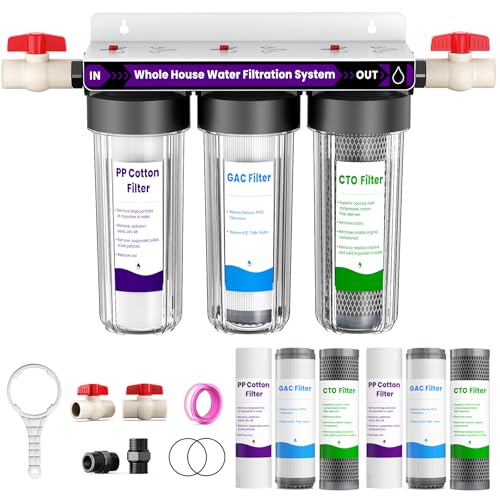 3 Stage Whole House Water Filter System