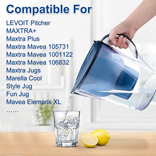 3 Pack Mavea Water Filter Replacement for MAVEA 1001122 (12.1 Count)