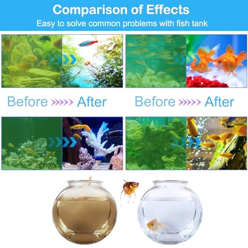 3W Mini Aquarium Algae Removal Light With Timer