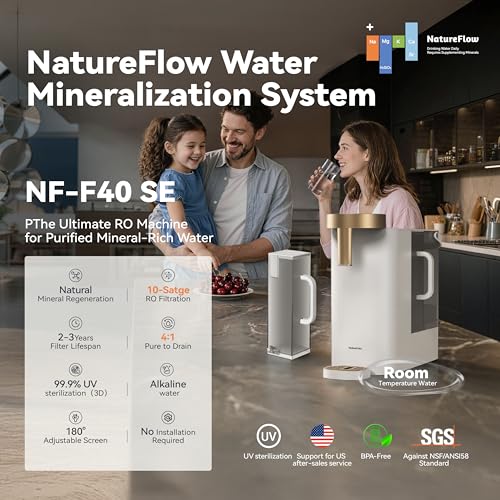 F40SE Reverse Osmosis Water Filter Countertop