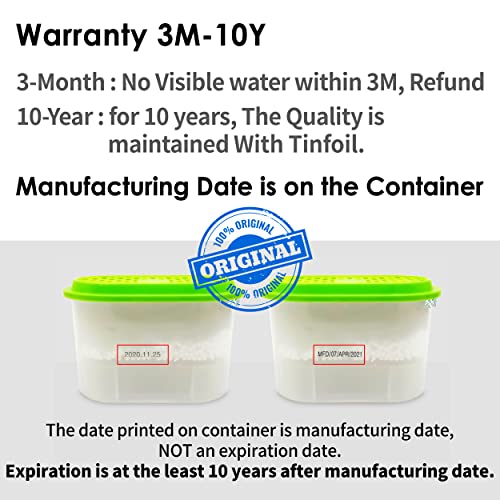 30 Pack) 17.7oz (Max capa) Unscented for Home. Moisture Absorbers, Odor Eliminator, Dehumidifier, and Deodorizer for Closet, Bathroom, Kitchen, RVs (30 Count)