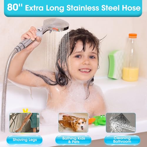 High Pressure Filtered Handheld Shower Head with Hose