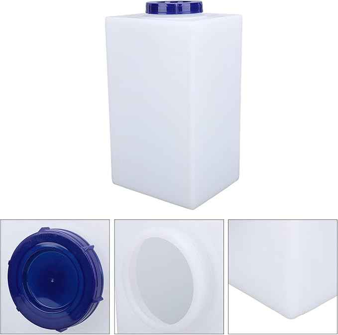5 Gallons RV Water, Camping Water Container, Water Storage Container RV Fresh Water with 10cm Water Inlet for Trailers, Campervans, Ships, Yachts