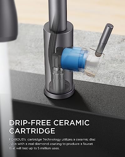 Kitchen Faucets with Pull Down Sprayer