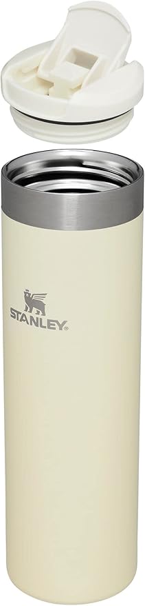 Stanley AeroLight Transit Bottle 20 oz | Locking Drink Through Lid | Leak Resistant Water Bottle or Coffee Travel Mug | Lightweight Insulated Stainless Steel | BPA-Free | Cream Glimmer