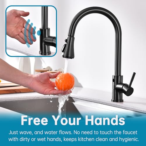 Touchless Kitchen Faucet with Pull Down Sprayer