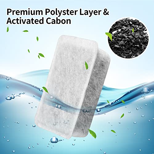 Pet Fountain Charcoal Water Filter Replacement (8 Count)