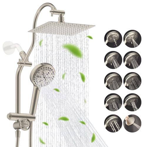 High Pressue All Metal 8" Rainfall Shower Head