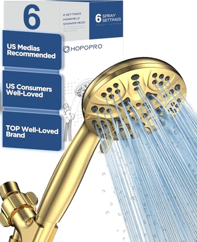 6 Mode High Pressure Handheld Shower Head Set