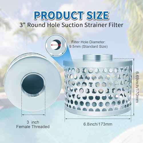 3 Inch Round Suction Strainer