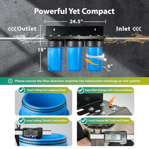 PFAS & Heavy Metals Whole House Water Filter System