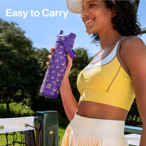 Insulated Water Bottle with Straw Stainless Steel Water Bottle