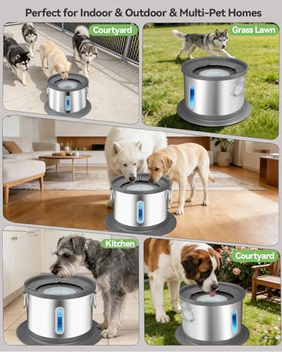 14L No Spill Dog Water Bowl (5 Pound)
