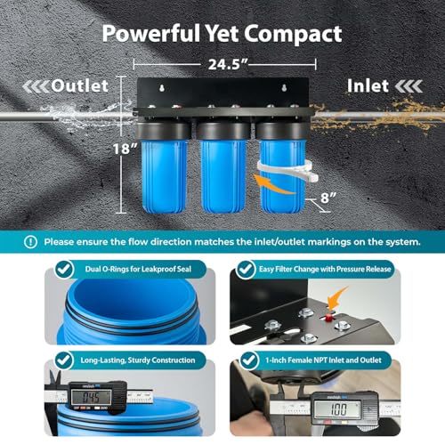 WGB31BM Iron Manganese Whole House Water Filter System