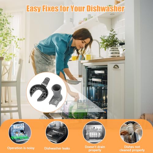 5304518968 Dishwasher Lower Spray Arm Support and 5304506518 Dishwasher Sewer Filter