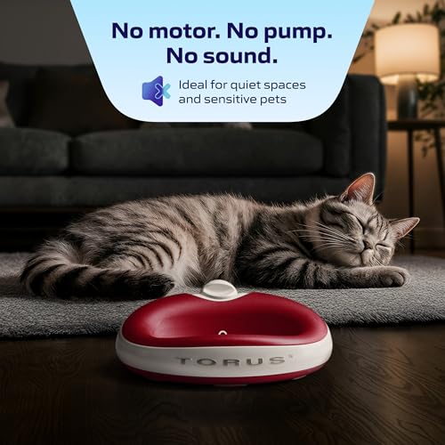 Mini Portable Filtered Water Bowl for Cats & Small Dogs