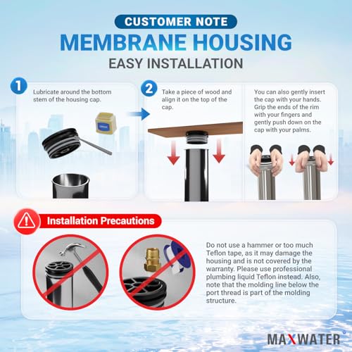Heavy Duty Reverse Osmosis 4040 Membrane Housing
