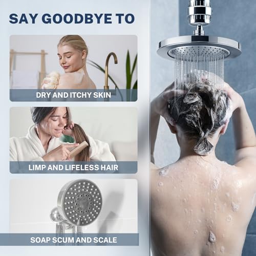 SF2S 33 Stage Universal Shower Head Filter for Hard Water