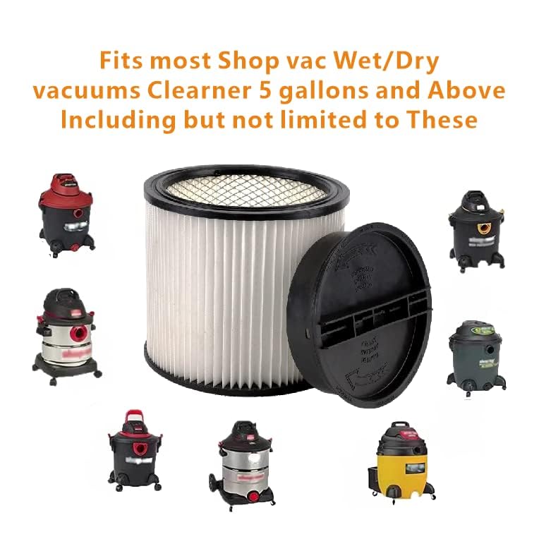 Replacement Filter For Shop Vac 90304 90585 Vacuum 5 Gallon and above