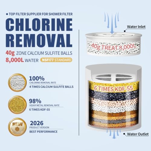 Shower Head Replaceable Filter Cartridge