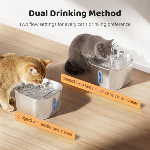 Cat Water Fountain Stainless Steel