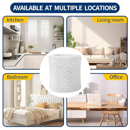 Humidifier Replacement Filter Compatible with Canopy Bedside and Nursery Humidifier (4 Count)