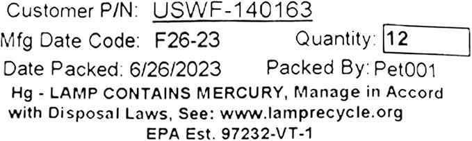 602850-103 Replacement UV Lamp/Sleeve | Fits the VIQUA J/J+/K/K+, Pro 30, Pro 50, S80, SM80, & SV50 Series UV Systems | Made in the USA, US Water Filters