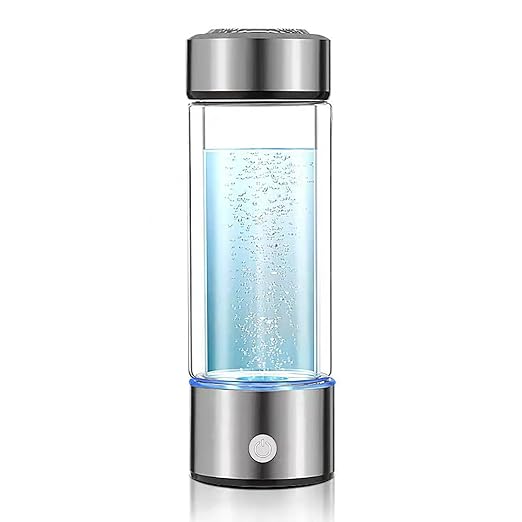 Hydrogen Water Bottle, High-Concentration Up to 1100-1600ppb, Portable USB Rechargeable Anti-Oxidation and Anti-Aging Hydrogen Water Generator