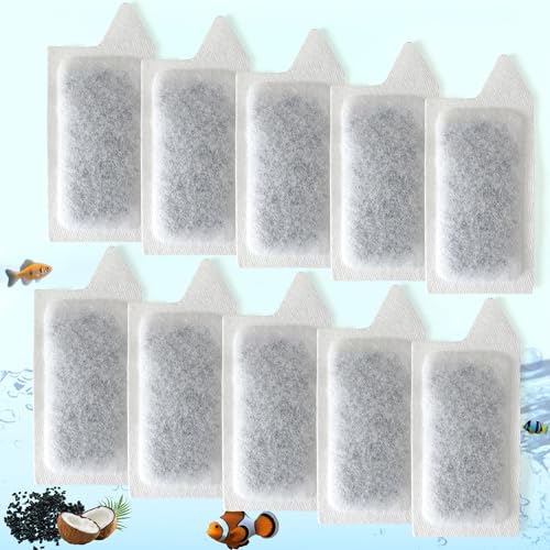 10 Pack S Size Filter Cartridges for Tetra Whisper Fish Tanks Filter (10 Count)