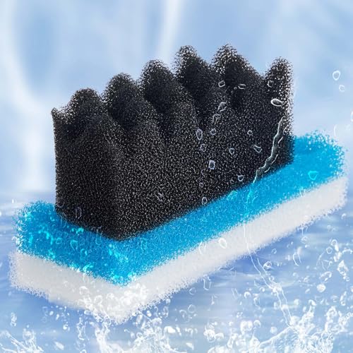 6 Pcs Aquarium Filters Bio Sponge Sets Compatible with Fluval 206 (6 Count)