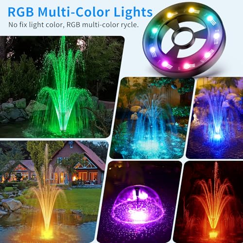 Pond Filter with LED Lights
