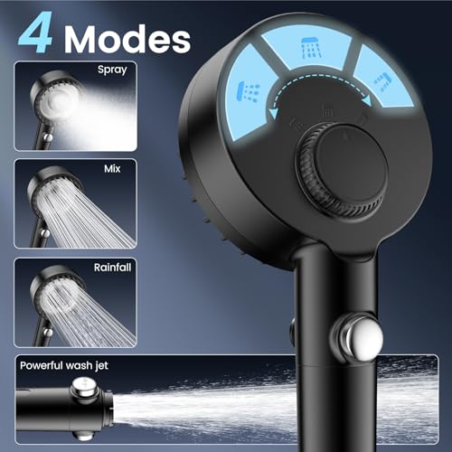 Filtered Shower Head with Handheld