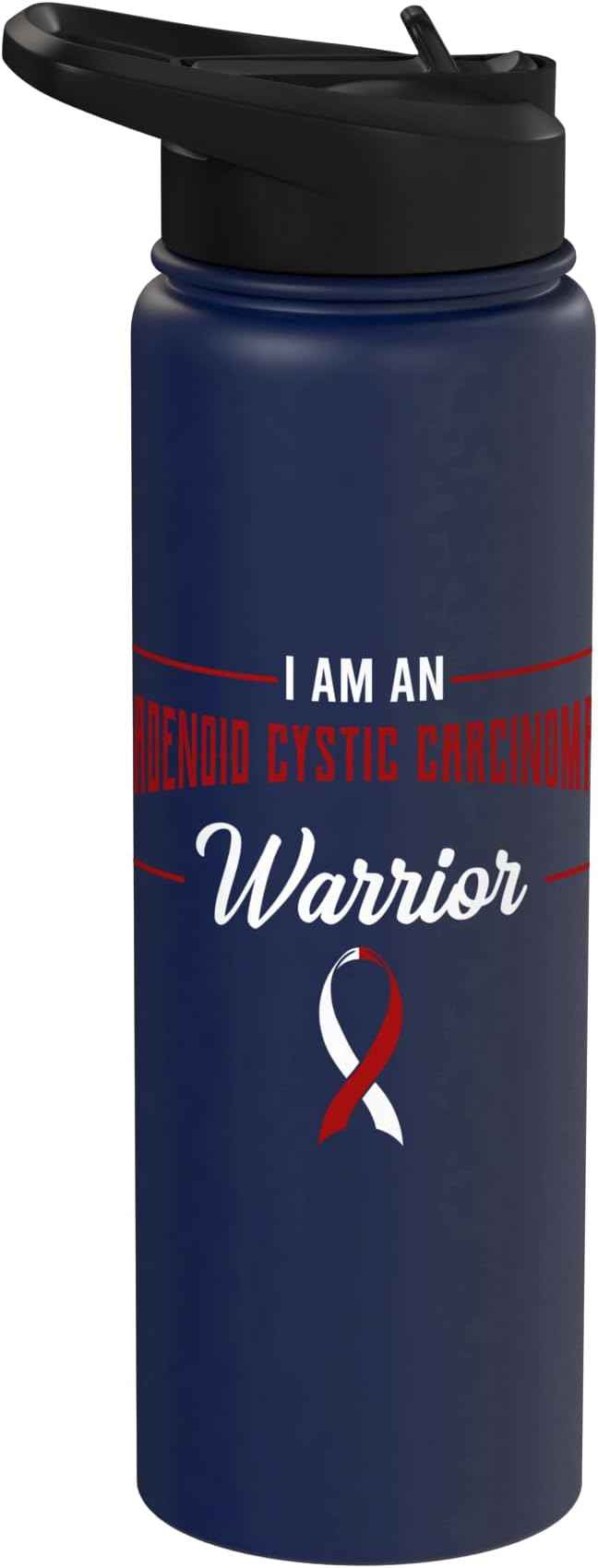 I Am A Warrior Adenoid Cystic Carcinoma ACC Adenoidcystic Stainless Steel Insulated Water Bottle