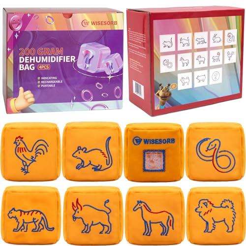 8Pcs 200g Desiccant Dehumidifier Bags