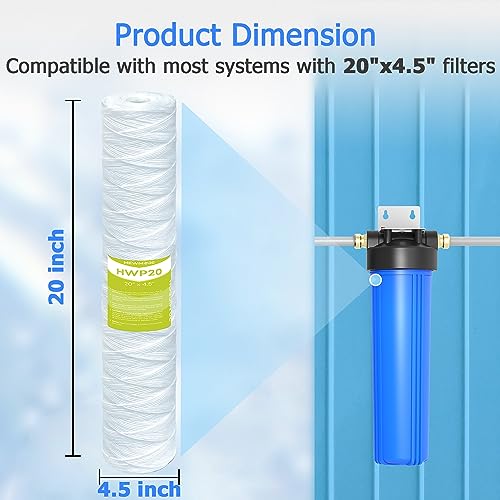 20 Micron Whole House Water Filter Cartridge (6 Count)