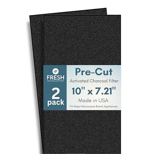 Activated Carbon Microwave Charcoal Filters (2 Count)