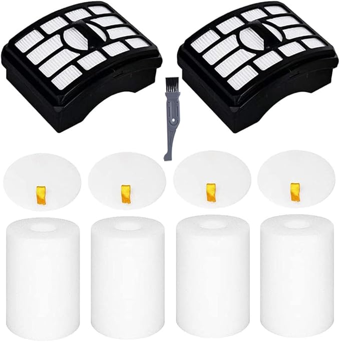 I-clean Filter Kits Compatible with Shark Rotator Pro Lift-away NV501 NV500 NV502 NV503 NV505 NV510 NV520 NV552 ZU780 ZU782 ZU785 UV560 [Not fit NV650 NV755 series] - AquaVibe