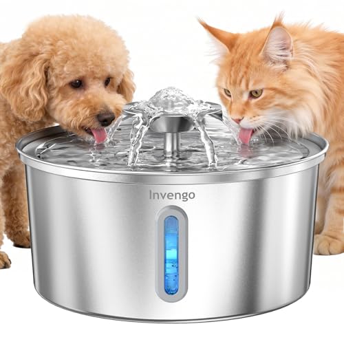 Cat Water Fountain Stainless Steel 3.2L