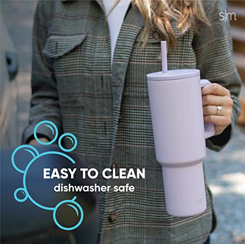 40 oz Tumbler with Handle and Straw Lid