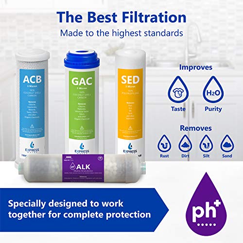 6 Months Alkaline Reverse Osmosis System Replacement Filter Set