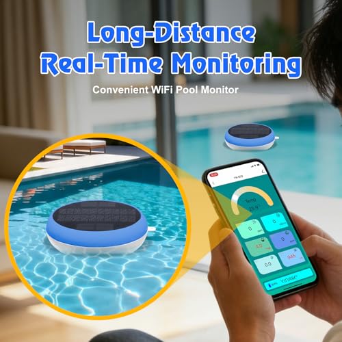 Smart Pool Tester Chlorine Salt pH Meter 24