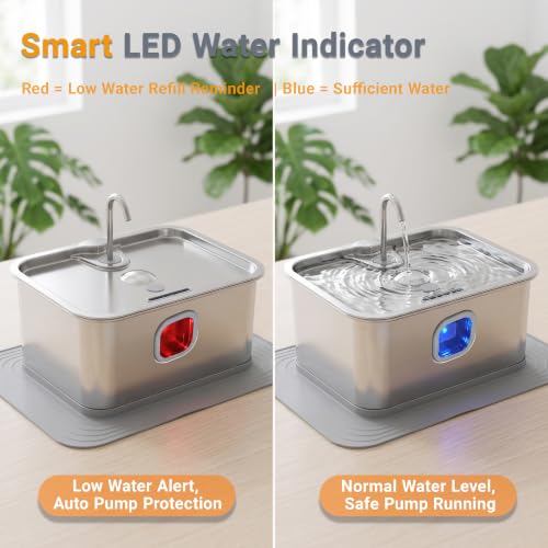 18L 4.76Gal Large Dog Water Fountain