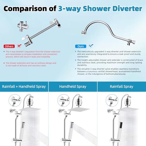 10'' Filtered Shower Head with 4